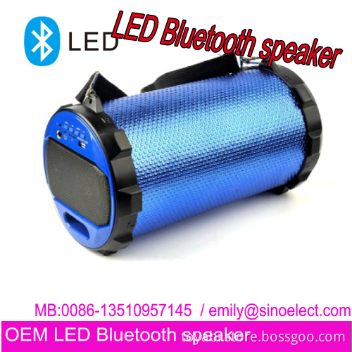 novedades chinas 2016 popular items 15W Middle size sound hi fi Wireless led bluetooth speaker with microphone USB TF FM radio